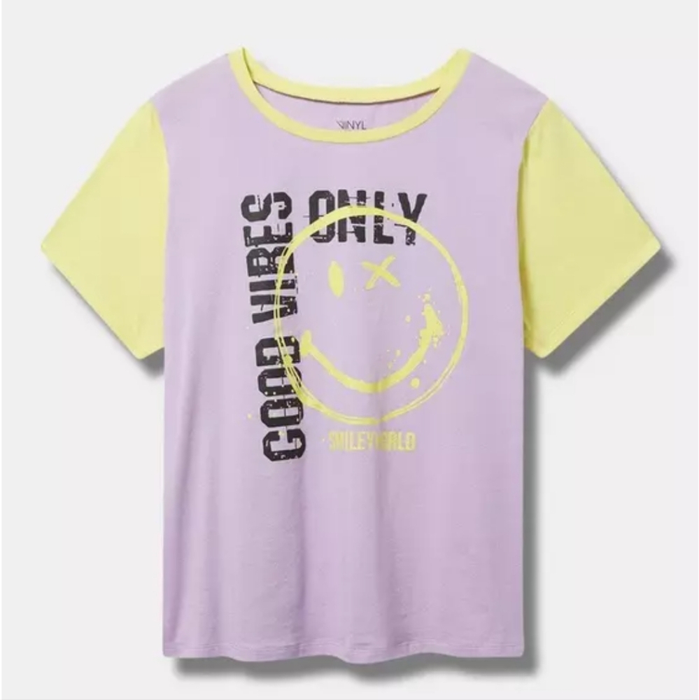 Smiley Color Block Sleep Top By Torrid
